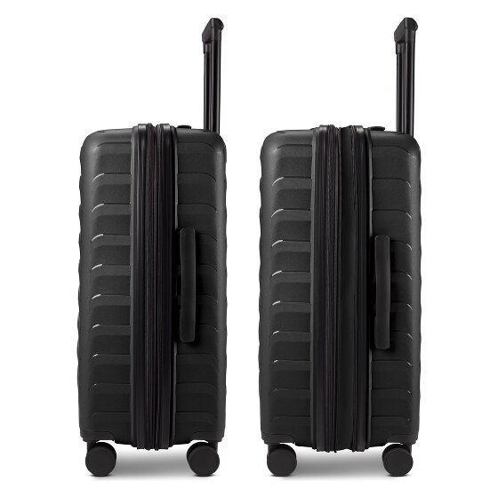 d&n Toronto 4 wheels Suitcase set 3-piece with expansion pleat