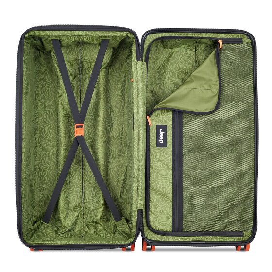 Jeep JH002B 4 wheels Trolley 80 cm with expansion pleat