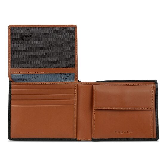 Bugatti Roccia Wallet RFID protection Leather 11.5 cm