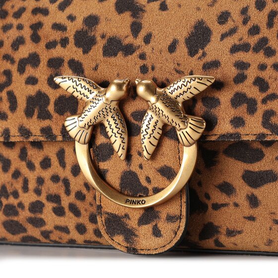 PINKO Slouchy Shoulder bag Genuine Leather 22 cm