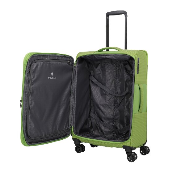 Travelite Corsiica 4 wheels Trolley M 67 cm with expansion pleat