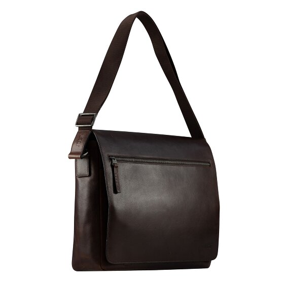 Jost Lund Briefcases Messenger Leather 41.5 cm Laptop compartment