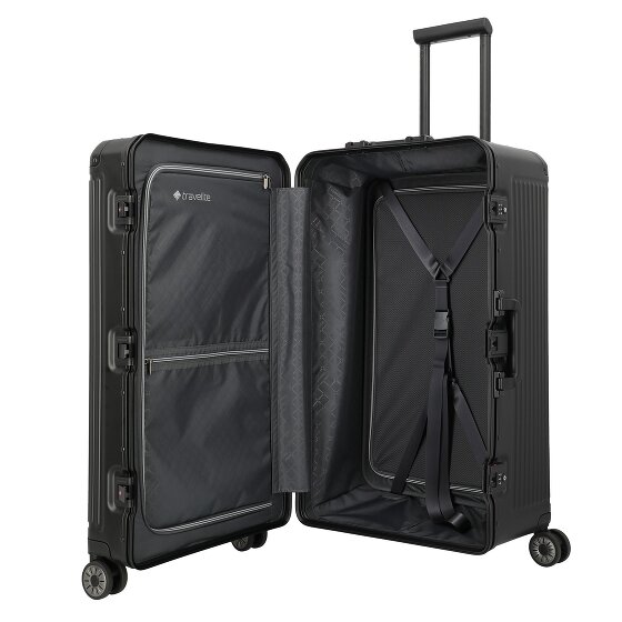 Travelite Next Trunk 4-Wheel Aluminum Trolley, 76 cm