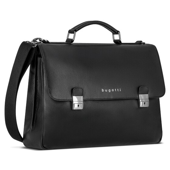 Bugatti Valencia Briefcases Messenger Leather 40 cm Laptop compartment