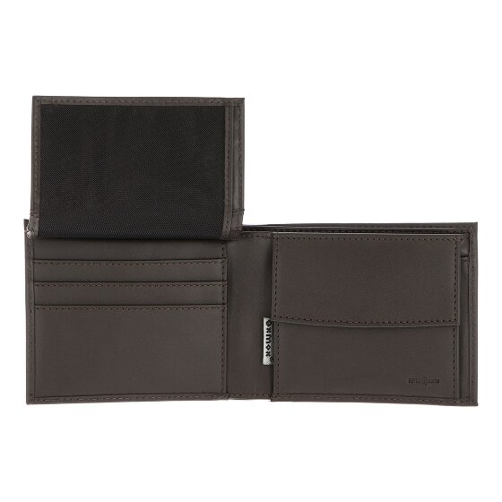 oxmox Leather Wallet RFID protection Genuine Leather 10 cm
