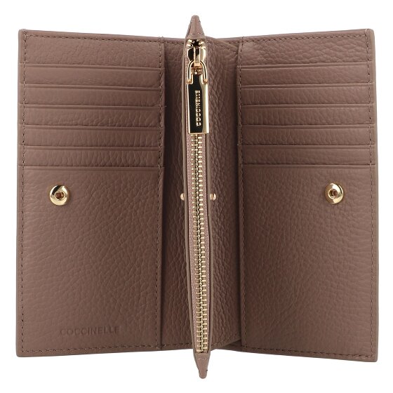 Coccinelle Metallic Wallet RFID protection Leather 16 cm