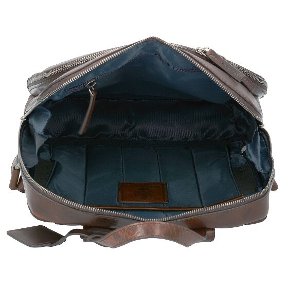 Leonhard Heyden Roma backpack leather 40 cm laptop compartment