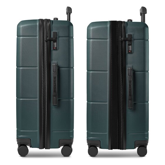Police London 4 wheels Trolley 74 cm Expandable
