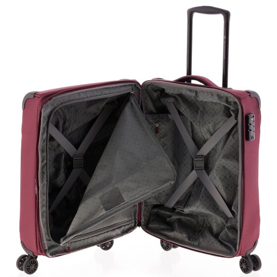 Gladiator 4700 4 wheels Cabin trolley 55 cm with expansion pleat