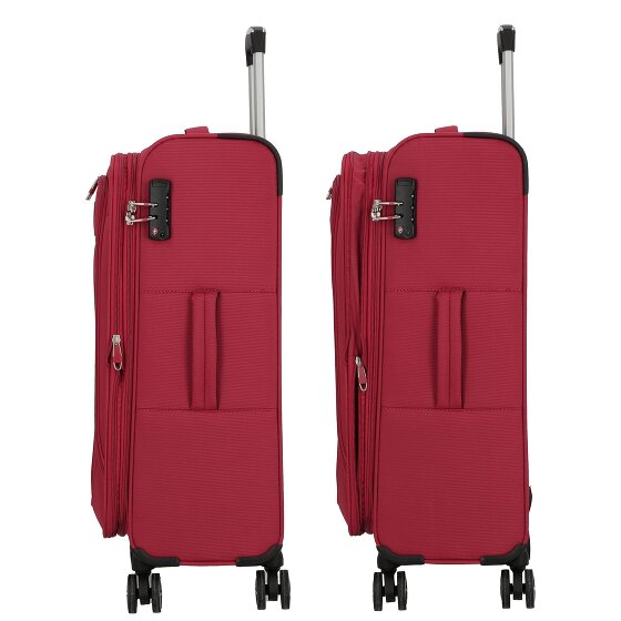 Cocoono Monterrey 4 wheels Suitcase set 3-piece with expansion pleat