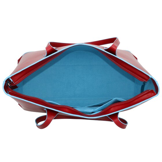 Piquadro Blue Square Shopper bag leather 35 cm