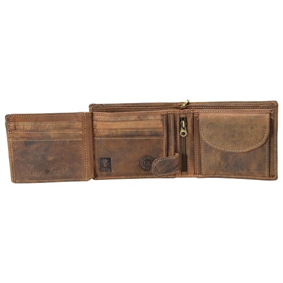 Greenburry Vintage Skull wallet leather 12 cm