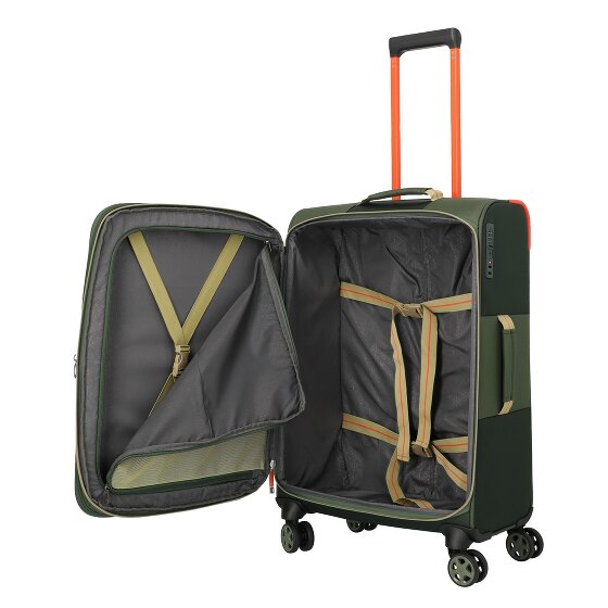 Travelite Color Craze 4 wheels Trolley M 66 cm with expansion pleat