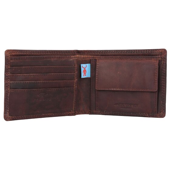 Jack Kinsky Monterey Wallet RFID protection Leather 11.5 cm