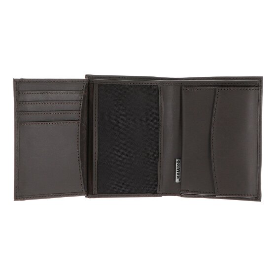 oxmox Leather Wallet RFID protection Genuine Leather 10 cm