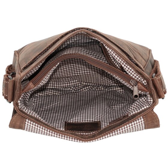 Jack Kinsky Baltimore 4 shoulder bag leather 28 cm