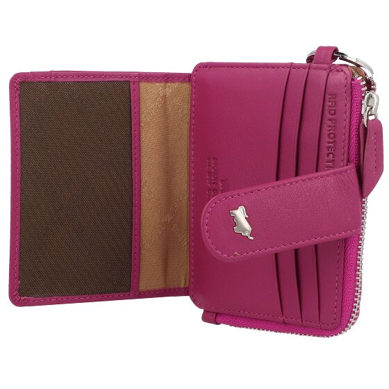 Braun Büffel Joy Credit card case RFID protection Leather 11 cm
