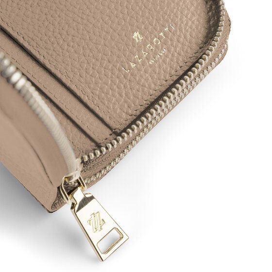 Lazarotti Bologna Leather XL Double Zip-Around Wallet, RFID-Protected, 20 cm
