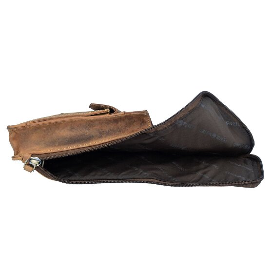 Greenburry Vintage fanny pack leather 10 cm