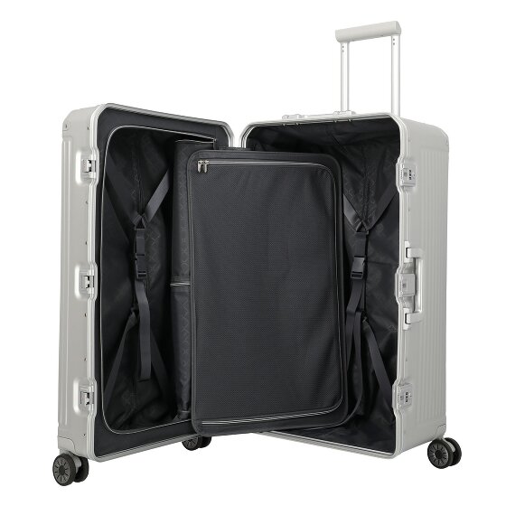 Travelite Next Trunk 4-Wheel Aluminum Trolley, 76 cm