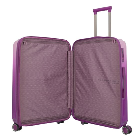 Travelite Lascana 4 wheels Trolley M 65 cm with expansion pleat