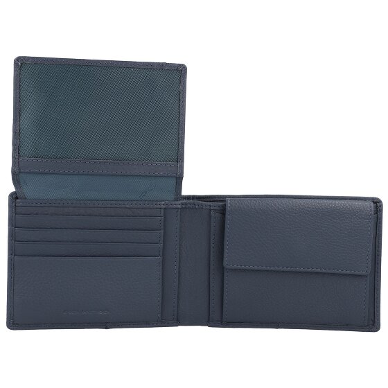 Piquadro Akron wallet RFID leather 13 cm