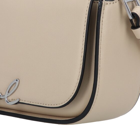 Karl Lagerfeld Signature Shoulder Bag Leather 24 cm