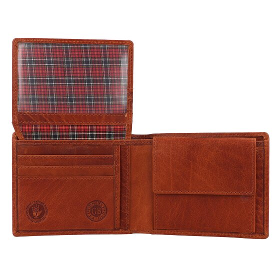 Greenburry House of Norway Wallet RFID protection Leather 12 cm