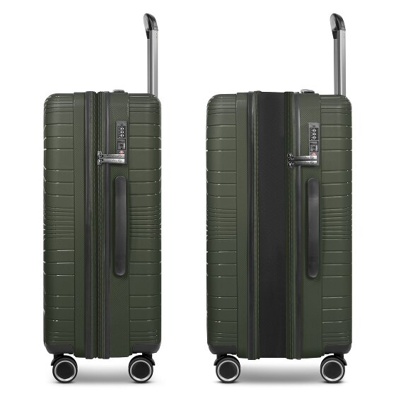 Franky Dallas 3.0 4-wheel suitcase set 3-piece with expansion fold