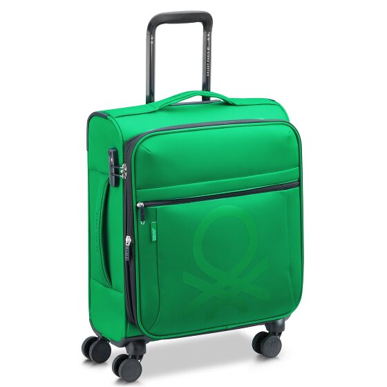 Delsey Paris x Colors Benetton Color Block 4-wheeled cabin trolley 55 cm with expansion fold
