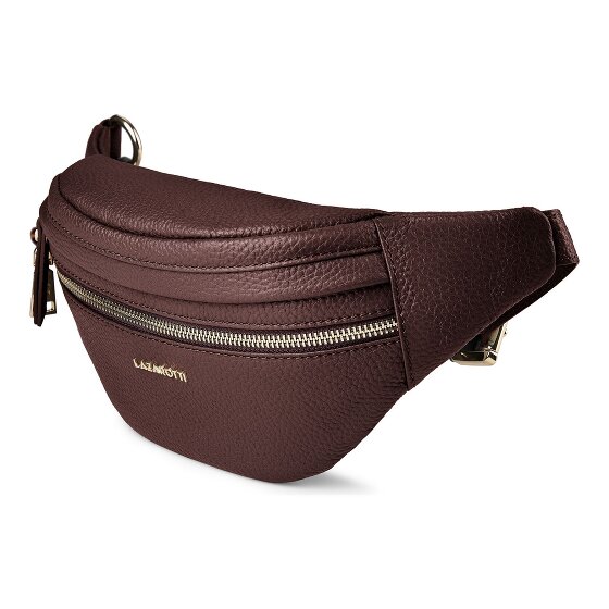Lazarotti Bologna Leather Double-Zip Bum Bag, Crossbody, Leather, 25 cm