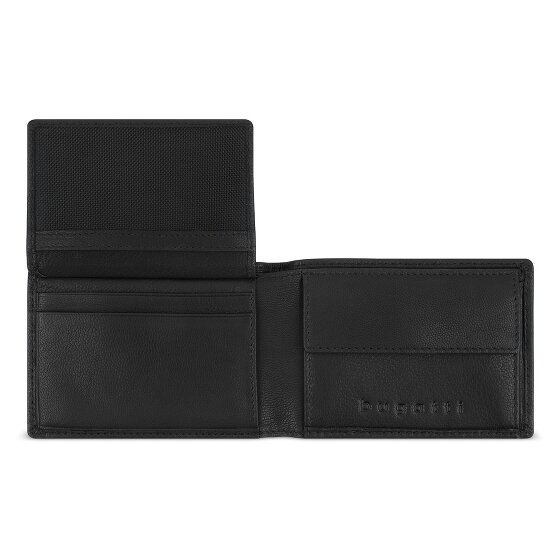Bugatti Black Magic Wallet Leather 10 cm