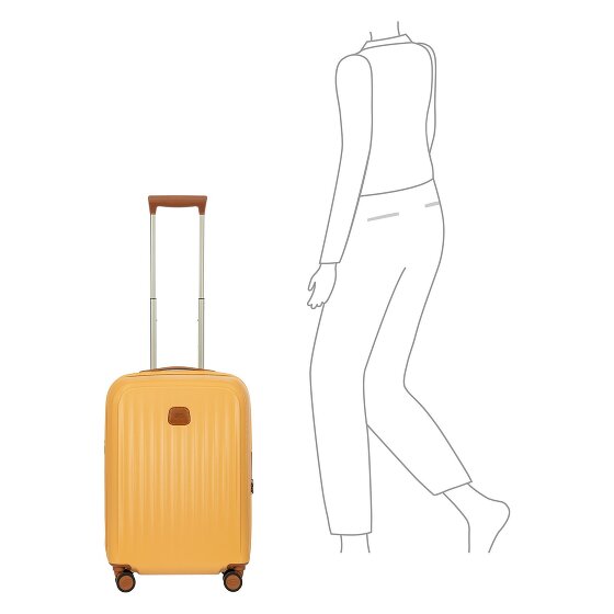 Bric's Taormina 4 wheels Trolley S 57 cm with expansion pleat