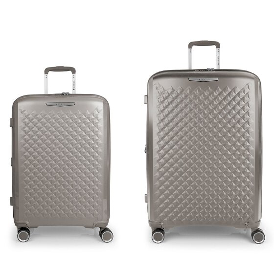 Gabol Queens 4 wheels Suitcase set 2-piece with expansion pleat