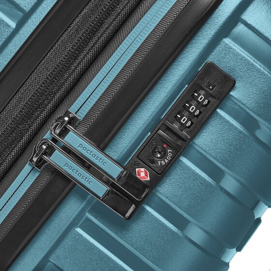 Pactastic Collection 04 THE MEDIUM + 4 wheels Trolley M 66 cm with expansion pleat