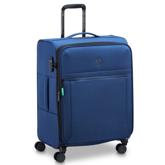 Delsey Paris x United Colors of Benetton BE 4-wheeled trolley 65 cm with expansion fold