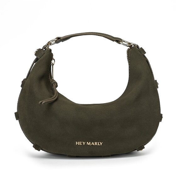 Hey Marly Lifetime Sister Suede Shoulder Bag Leather 25 cm