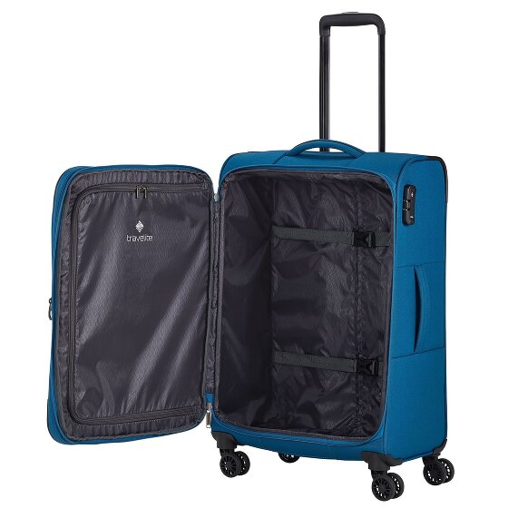 Travelite Chios 4 wheels Suitcase set 3-piece with expansion pleat