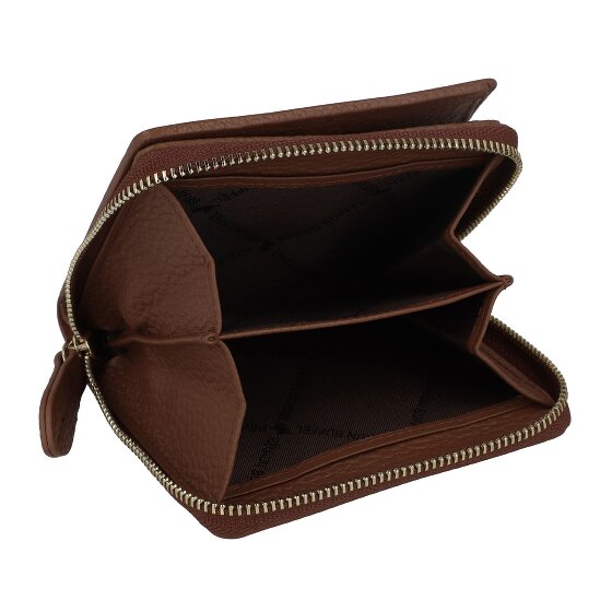 Braun Büffel Asti Wallet RFID protection Genuine Leather 10 cm