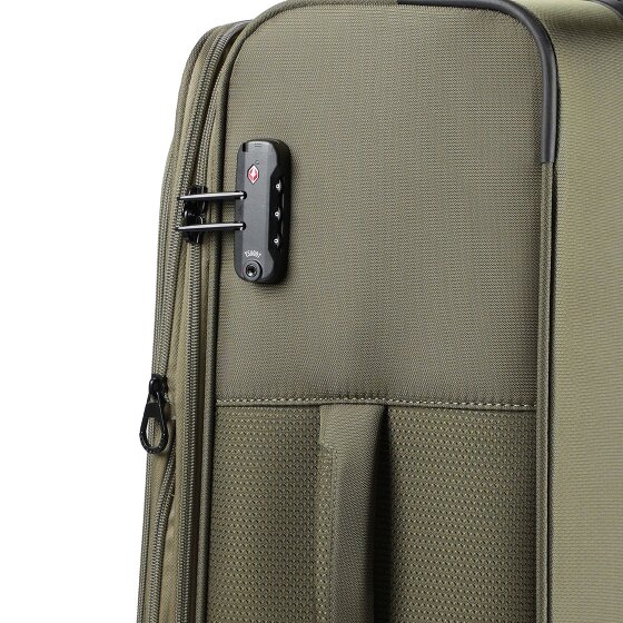 d&n Travel Line 9704 4 wheels Trolley M 68 cm with expansion pleat