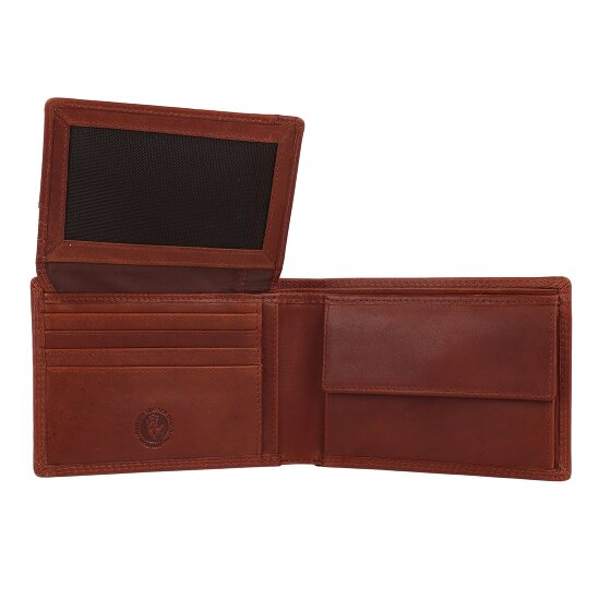 Greenburry Vintage Wallet RFID protection Leather 12.5 cm