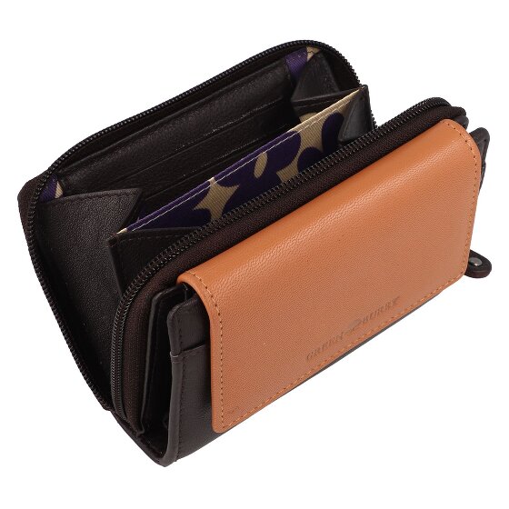 Greenburry Nappa Wallet RFID protection Leather 14 cm