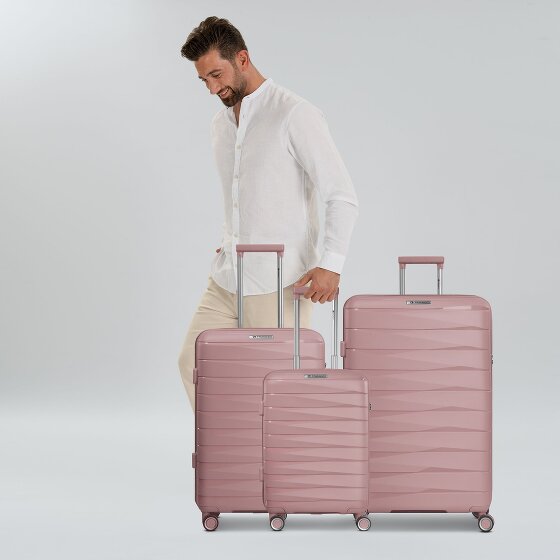 Franky London 4 wheels Suitcase set 3-piece with expansion pleat