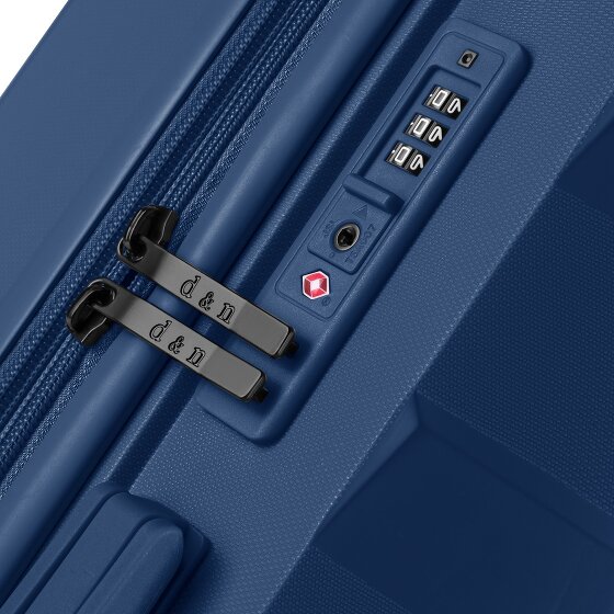 d&n South Dakota 4 wheels Cabin trolley S 55 cm with expansion pleat d&n South Dakota 4 wheels Cabin trolley S 55 cm with expansion pleat