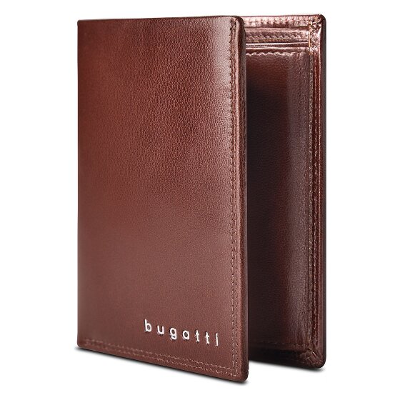 Bugatti Valencia Wallet RFID protection Genuine Leather 12 cm