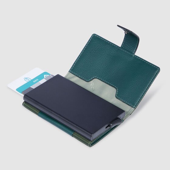 Piquadro PQ-Earth Credit card case RFID protection Genuine Leather 6.5 cm