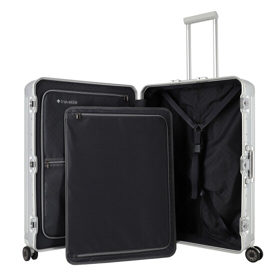 Travelite Next 4-Wheel Aluminum Trolley, 77 cm