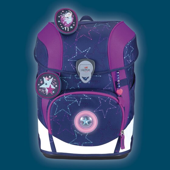 DerDieDas ErgoFlex Tiny LED School bag set