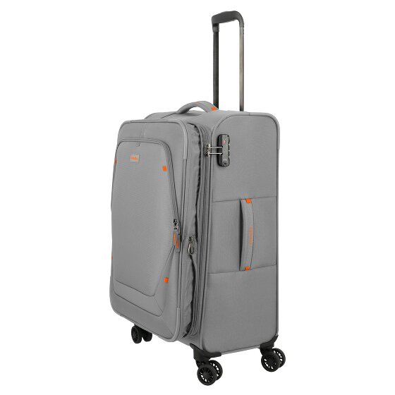 Travelite Umbria 4 wheels Suitcase set 3-piece with expansion pleat