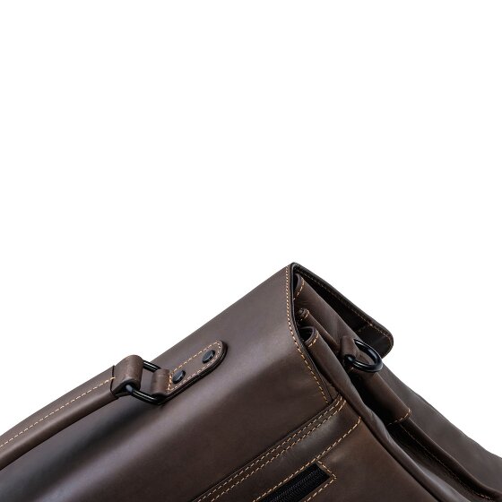 Farmhood Nashville briefcase XL 2 compartments leather 39 cm